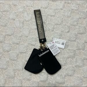 lululemon athletica Black Dual Wristlet